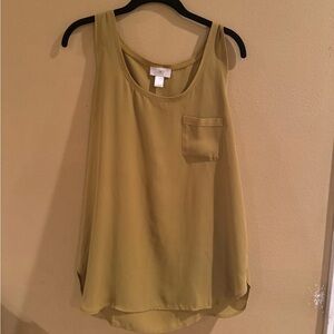 Green Toned Blouse Tank